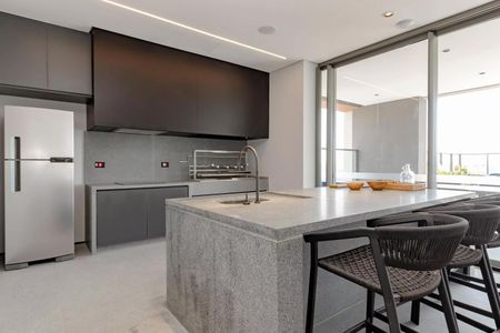 Studio para alugar com 35m², 1 quarto e sem vaga Studio para alugar com 35m², 1 quarto e sem vagaÁrea comum - Churrasqueira