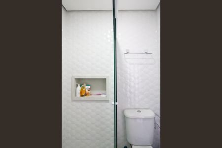 Banheiro de kitnet/studio à venda com 1 quarto, 18m² em Santa Paula, São Caetano do Sul