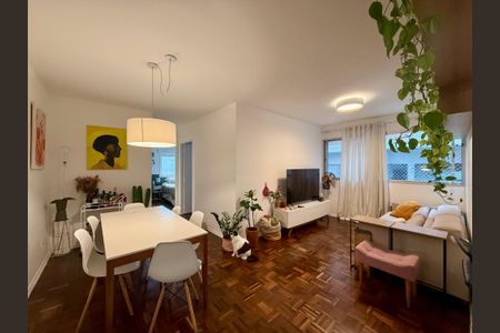 Sala  de apartamento à venda com 2 quartos, 75m² em Brooklin, São Paulo