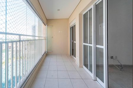 Varanda Gourmet de apartamento à venda com 3 quartos, 94m² em Vila Valparaíso, Santo André