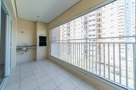 Varanda Gourmet de apartamento à venda com 3 quartos, 94m² em Vila Valparaíso, Santo André