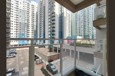 Varanda da Sala de apartamento à venda com 2 quartos, 44m² em Santo Cristo, Rio de Janeiro