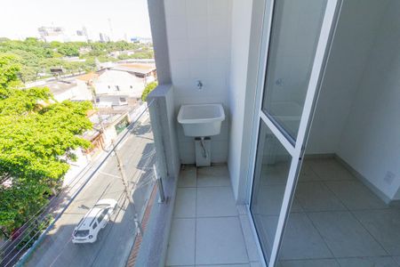 Varanda e área de serviço de kitnet/studio à venda com 1 quarto, 25m² em Cidade Mãe do Céu, São Paulo