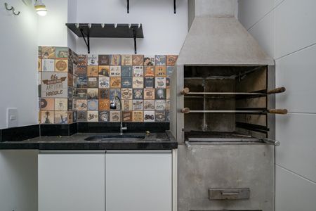Churrasqueira de casa de condomínio para alugar com 2 quartos, 66m² em Vila do Encontro, São Paulo