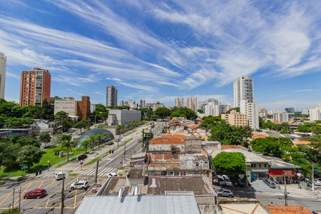Vista da Varanda de kitnet/studio para alugar com 1 quarto, 27m² em Santo Amaro, São Paulo