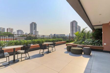 Área comum de kitnet/studio para alugar com 1 quarto, 27m² em Santo Amaro, São Paulo