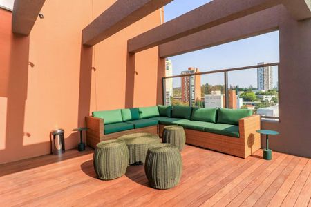 Área comum - Piscina de kitnet/studio para alugar com 1 quarto, 27m² em Santo Amaro, São Paulo