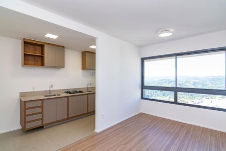 Sala de apartamento para alugar com 1 quarto, 44m² em Vila da Serra, Nova Lima