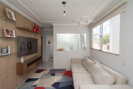 Sala de apartamento à venda com 3 quartos, 59m² em Kennedy, Contagem