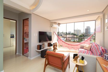 Sala de apartamento à venda com 2 quartos, 74m² em Tristeza, Porto Alegre