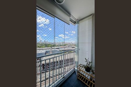 Varanda da Sala de apartamento à venda com 2 quartos, 46m² em Belenzinho, São Paulo