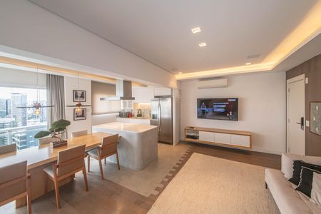 Apartamento para alugar com 152m², 2 quartos e 2 vagasSala