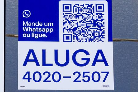 Apartamento para alugar com 32m², 2 quartos e 1 vagaPlaca instalada em 12/01/2026 Com o Código CIKS-76