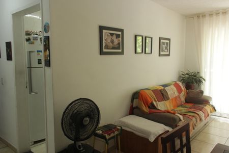 Sala de apartamento para alugar com 2 quartos, 54m² em Morro Nova Cintra, Santos