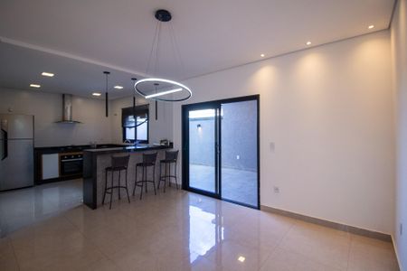 Sala  de casa de condomínio para alugar com 3 quartos, 174m² em Jardim Goncalves, Sorocaba