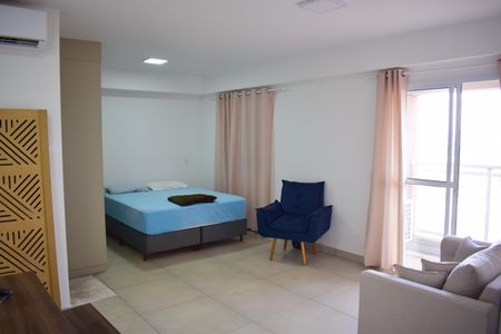 Sala/Quarto de kitnet/studio para alugar com 1 quarto, 43m² em Jardim Sumare, Ribeirão Preto