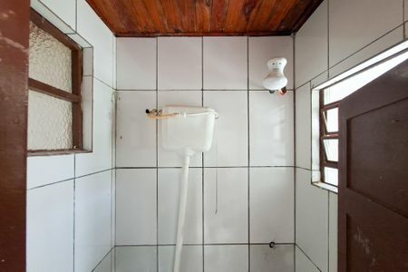 Banheiro  de casa para alugar com 1 quarto, 18m² em Vila Caiçara, Praia Grande