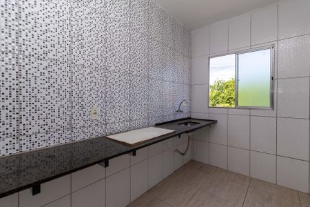 Cozinha de casa para alugar com 1 quarto, 40m² em Hawai (justinópolis), Ribeirão das Neves
