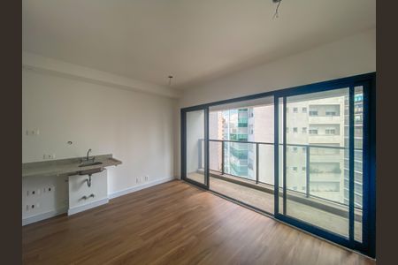 Quarto  Sala de kitnet/studio à venda com 1 quarto, 27m² em Indianópolis, São Paulo