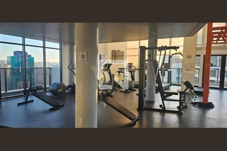 Studio à venda com 27m², 1 quarto e sem vaga Studio à venda com 27m², 1 quarto e sem vagaAcademia