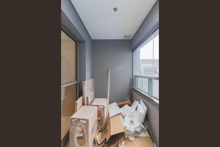 Studio para alugar com 27m², 1 quarto e sem vagaVaranda