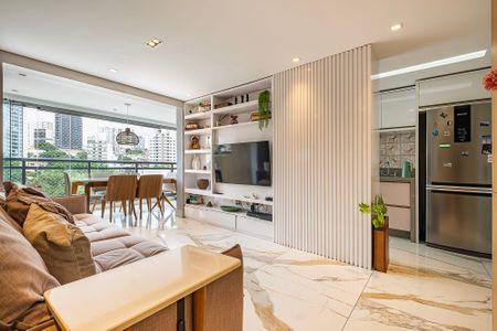 Sala/Cozinha de apartamento à venda com 3 quartos, 82m² em Sumaré, São Paulo