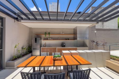 Studio à venda com 24m², 1 quarto e sem vagaChurrasqueira