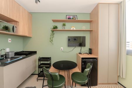 Studio à venda com 17m², 1 quarto e sem vagaStudio