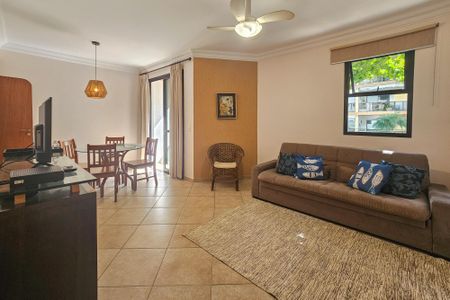 Sala de apartamento para alugar com 3 quartos, 110m² em Jardim Tres Marias, Guarujá