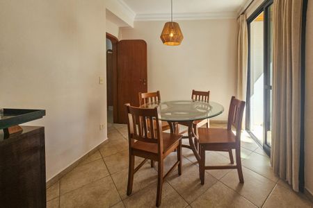 Sala de apartamento para alugar com 3 quartos, 110m² em Jardim Tres Marias, Guarujá