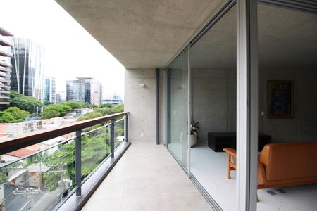 Studio para alugar com 64m², 1 quarto e 2 vagasVaranda