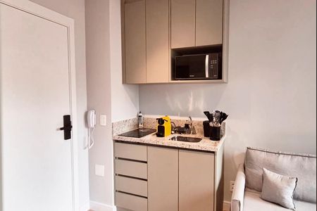 Studio à venda com 26m², 1 quarto e sem vagaCozinha