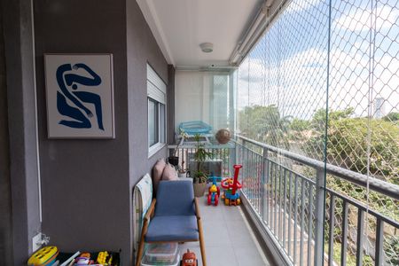 Varanda gourmet de apartamento à venda com 2 quartos, 61m² em Jardim Bonfiglioli, São Paulo