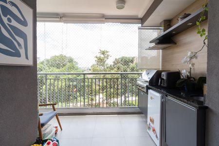 Varanda gourmet de apartamento à venda com 2 quartos, 61m² em Jardim Bonfiglioli, São Paulo