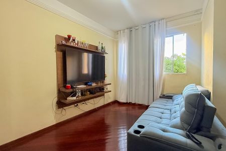 Sala de apartamento à venda com 3 quartos, 65m² em Tirol, Contagem