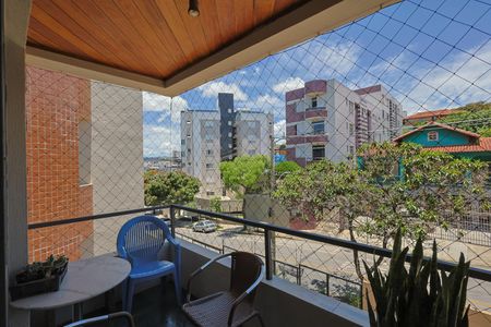 Varanda da Sala de apartamento à venda com 3 quartos, 85m² em Barreiro, Belo Horizonte
