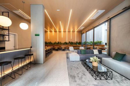 Studio à venda com 35m², 1 quarto e sem vaga Studio à venda com 35m², 1 quarto e sem vagaSalão de Festas