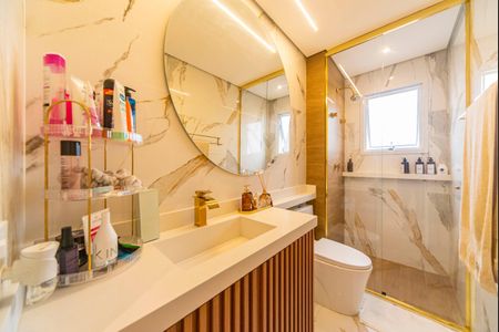 Apartamento à venda com 83m², 3 quartos e 2 vagasBanheiro do Quarto 3