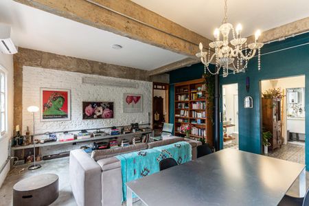 Sala de apartamento à venda com 1 quarto, 80m² em Santa Cecilia, São Paulo