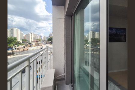 Apartamento para alugar com 27m², 1 quarto e sem vagaVaranda