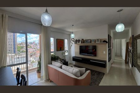 Sala - Sala de Jantar  de apartamento à venda com 2 quartos, 54m² em Vila Valparaíso, Santo André