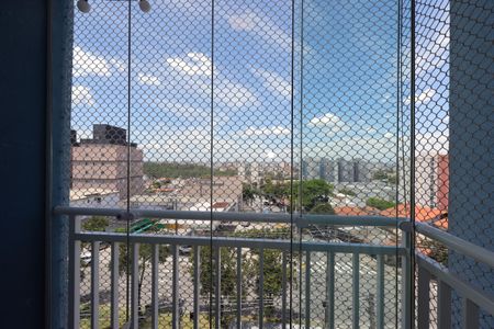Varanda da Sala de apartamento à venda com 2 quartos, 56m² em Jardim Cristiane, Santo André