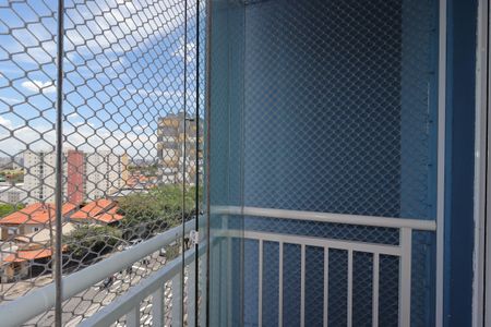 Varanda da Sala de apartamento à venda com 2 quartos, 56m² em Jardim Cristiane, Santo André