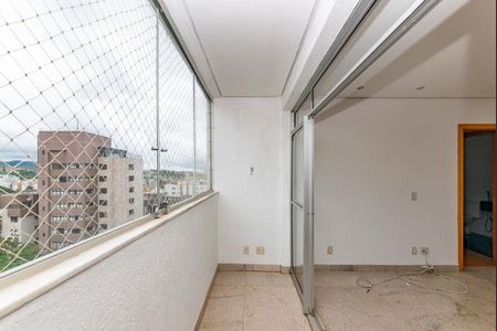 Varanda da Sala de apartamento para alugar com 3 quartos, 98m² em Buritis, Belo Horizonte