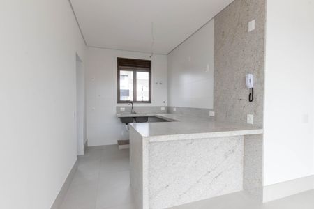 Cozinha de apartamento à venda com 4 quartos, 198m² em Santo Antônio, Belo Horizonte