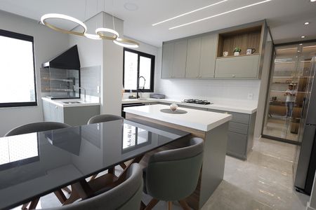 Sala / Cozinha / Gourmet de apartamento à venda com 3 quartos, 93m² em Campestre, Santo André