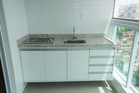 Varanda da Sala de apartamento para alugar com 2 quartos, 68m² em Embaré, Santos