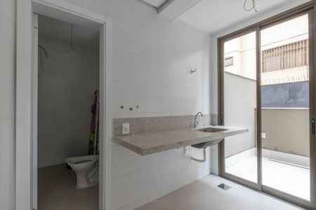 Área de Serviço de apartamento à venda com 3 quartos, 182m² em Santo Antônio, Belo Horizonte