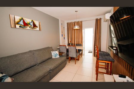 Sala de apartamento para alugar com 1 quarto, 58m² em Vila Caiçara, Praia Grande
