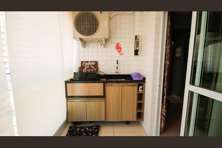 Varanda de apartamento para alugar com 1 quarto, 58m² em Vila Caiçara, Praia Grande